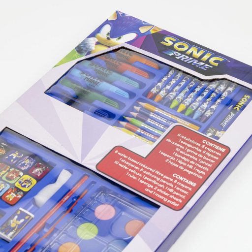 Sonic a sündisznó Prime írószer szett aktatáskában