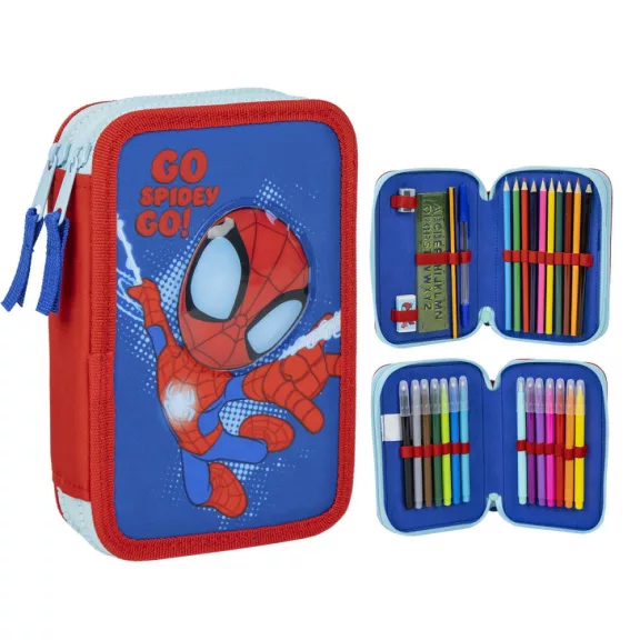Pókember Spidey Go tolltartó töltött 2 emeletes Pókember Spidey Go tolltartó töltött 2 emeletes