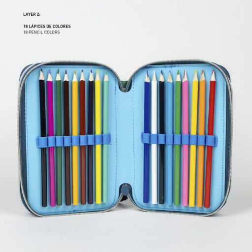 Sonic a sündisznó Prime Green tolltartó töltött 3 emeletes