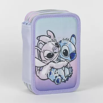   Disney Lilo és Stitch, A csillagkutya Angel tolltartó töltött 3 emeletes