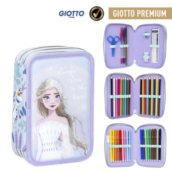 Disney Jégvarázs Elsa tolltartó töltött 3 emeletes Giotto Disney Jégvarázs Elsa tolltartó töltött 3 emeletes Giotto