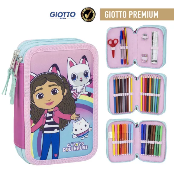 Gabi babaháza Rainbow tolltartó töltött 3 emeletes Giotto Gabi babaháza Rainbow tolltartó töltött 3 emeletes Giotto