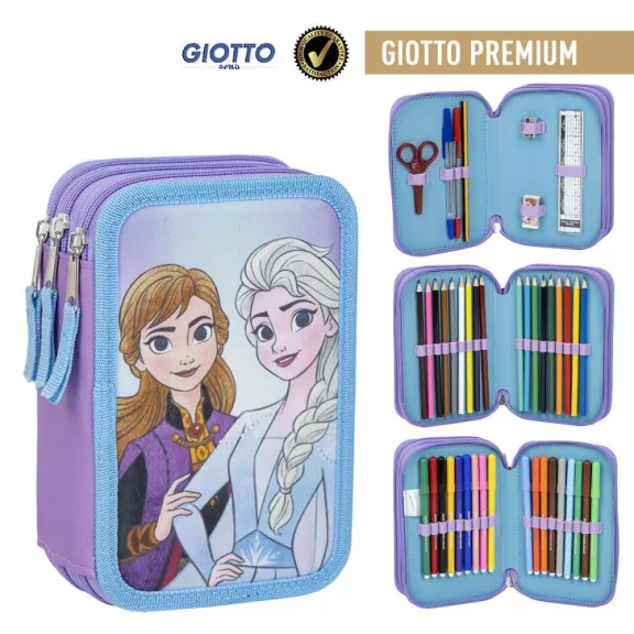 Disney Jégvarázs Sisters tolltartó töltött 3 emeletes Giotto Disney Jégvarázs Sisters tolltartó töltött 3 emeletes Giotto