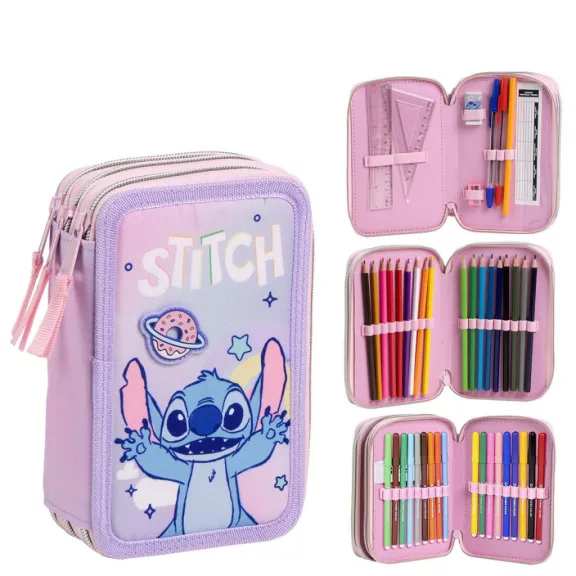 Disney Lilo és Stitch, A csillagkutya Universe tolltartó töltött 3 emeletes Giotto Disney Lilo és Stitch, A csillagkutya Universe tolltartó töltött 3 emeletes Giotto
