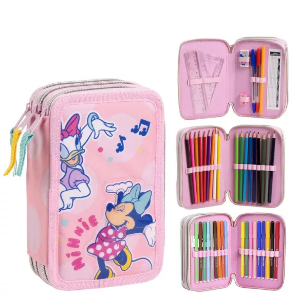 Disney Minnie Music tolltartó töltött 3 emeletes Giotto Disney Minnie Music tolltartó töltött 3 emeletes Giotto
