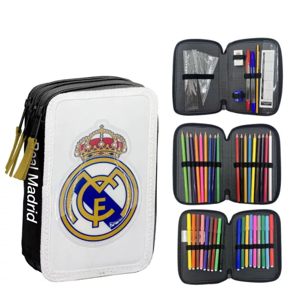 Real Madrid White tolltartó töltött 3 emeletes Giotto Real Madrid White tolltartó töltött 3 emeletes Giotto