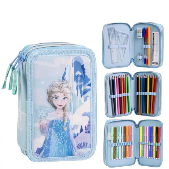 Disney Jégvarázs Frosty tolltartó töltött 3 emeletes Giotto Disney Jégvarázs Frosty tolltartó töltött 3 emeletes Giotto