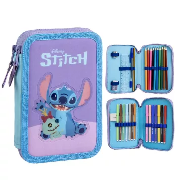   Disney Lilo és Stitch, A csillagkutya Scrump tolltartó töltött 2 emeletes