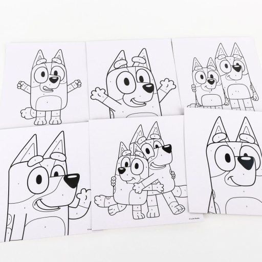Bluey To Wave számos kifestő szett