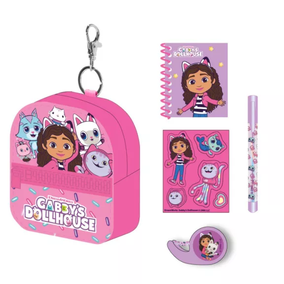 Gabi babaháza Team mini táska kulcstartó szett