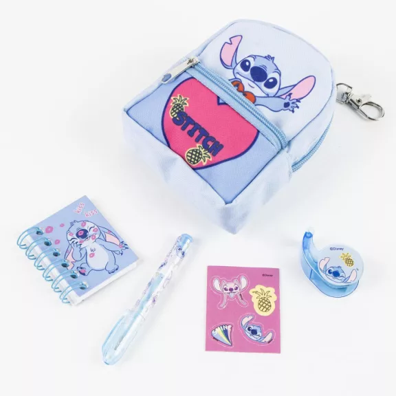 Disney Lilo és Stitch, A csillagkutya Ananas mini táska kulcstartó szett