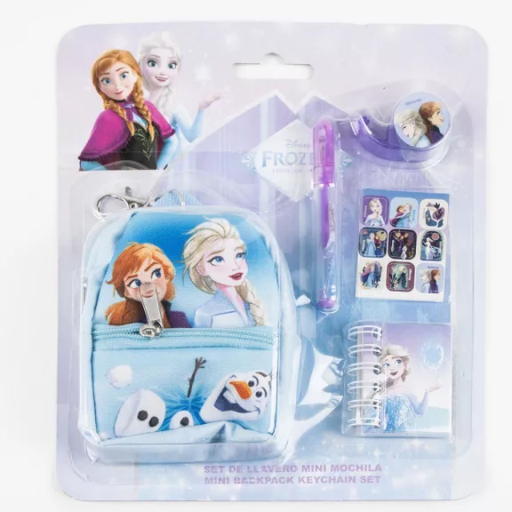 Disney Jégvarázs Team mini táska kulcstartó szett