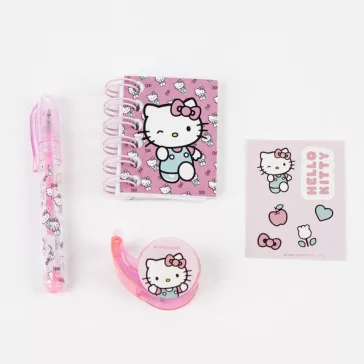 Hello Kitty Pink mini táska kulcstartó szett