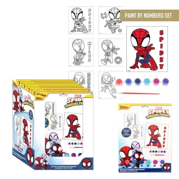 Pókember Spidey Friends számos kifestő szett