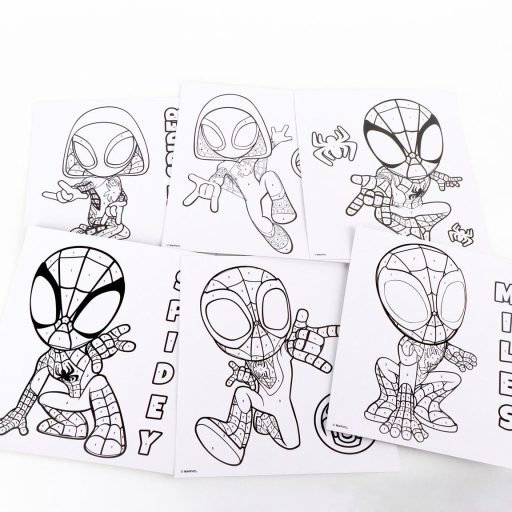 Pókember Spidey Friends számos kifestő szett