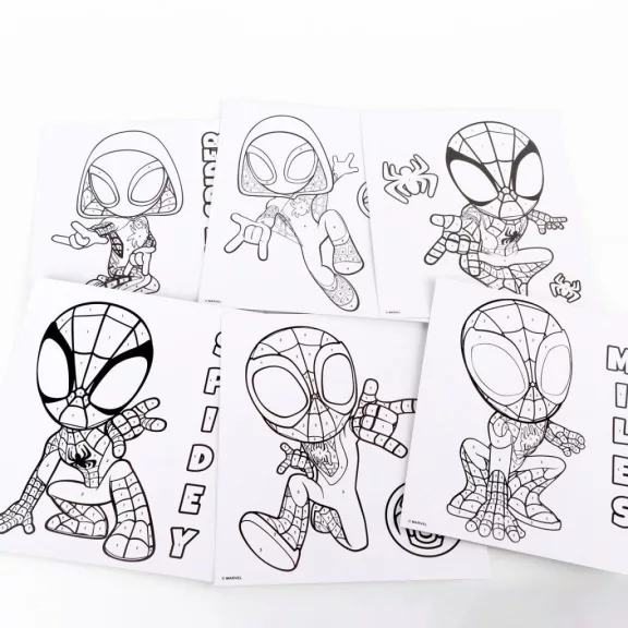 Pókember Spidey Friends számos kifestő szett