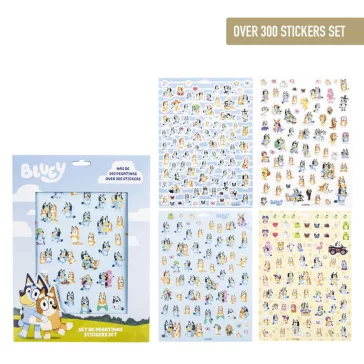 Bluey Summer matrica szett 300 db-os