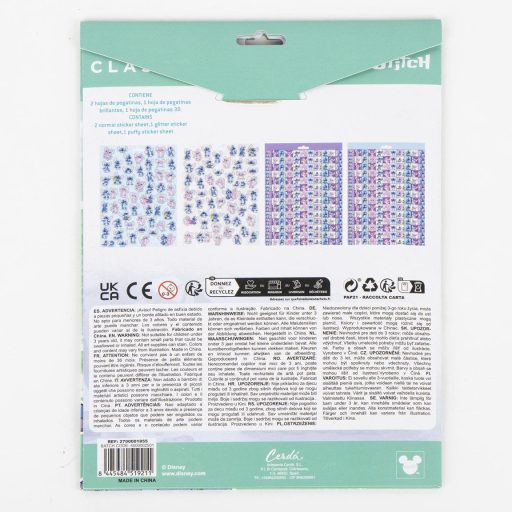 Disney Lilo és Stitch, A csillagkutya Alien matrica szett 300 db-os