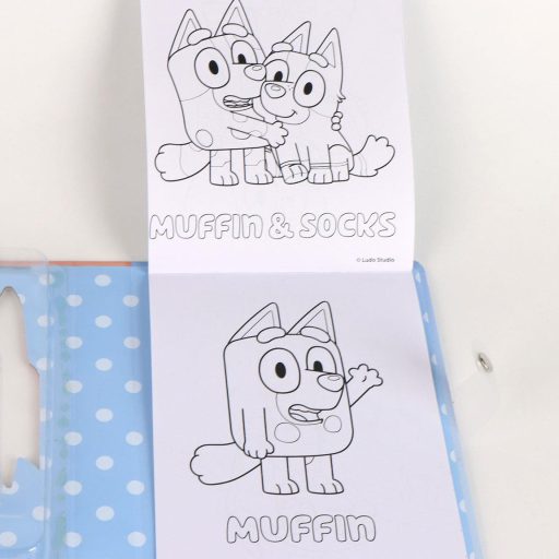 Bluey Let's Do színezhető füzet szett sablonnal
