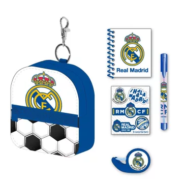 Real Madrid CF mini táska kulcstartó szett