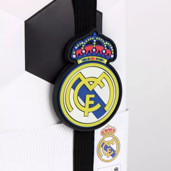 Real Madrid Ball párnázott notesz, vonalas jegyzetfüzet