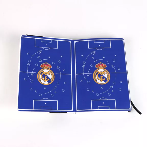 Real Madrid Ball párnázott notesz, vonalas jegyzetfüzet