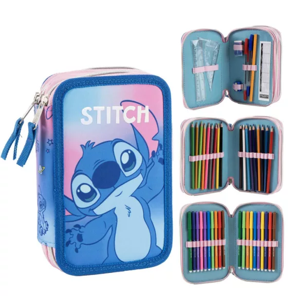 Disney Lilo és Stitch, A csillagkutya Galaxy tolltartó töltött 3 emeletes Giotto Disney Lilo és Stitch, A csillagkutya Galaxy tolltartó töltött 3 emeletes Giotto