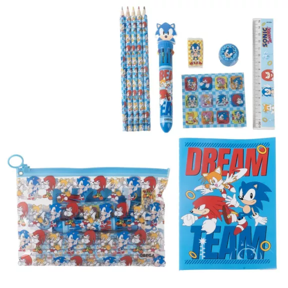 Sonic a sündisznó Dream Team írószer szett Sonic a sündisznó Dream Team írószer szett