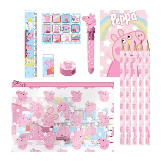 Peppa malac Rainbow írószer szett Peppa malac Rainbow írószer szett