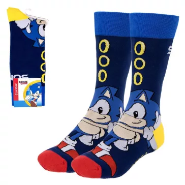   Sonic a sündisznó Ring felnőtt hosszú szárú zokni 40/46