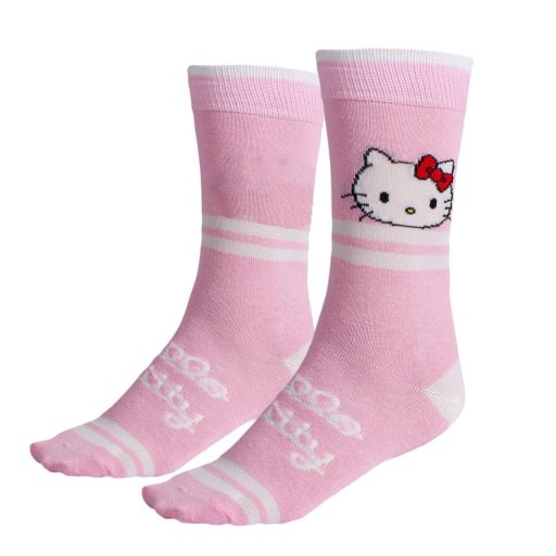 Hello Kitty Pink felnőtt hosszú szárú zokni 36/43