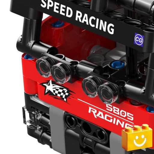COGO 5805 Versenykamion - 100% technic-kompatibilis építőjáték