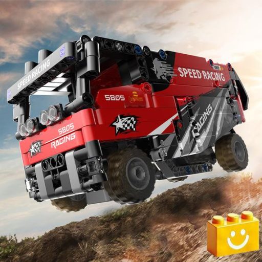 COGO 5805 Versenykamion - 100% technic-kompatibilis építőjáték