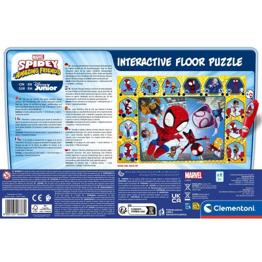Pókember Spidey and Friends interaktív 24 db-os puzzle Clementoni