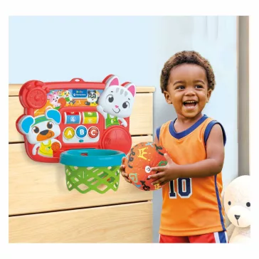Interaktív kosárlabda palánk Fun Animal Clementoni