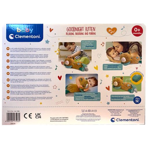 Doromboló cica Brown interaktív plüss játék Clementoni