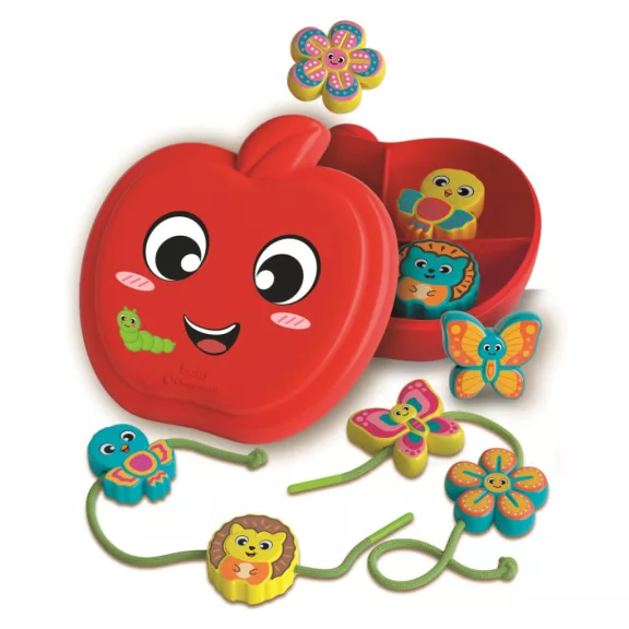 Fűzős Montessori baba játék Clementoni