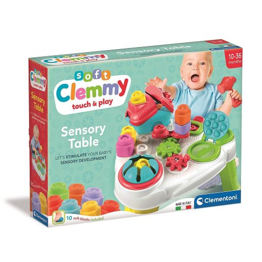Színes Clemmy készségfejlesztő interaktív asztal Clementoni