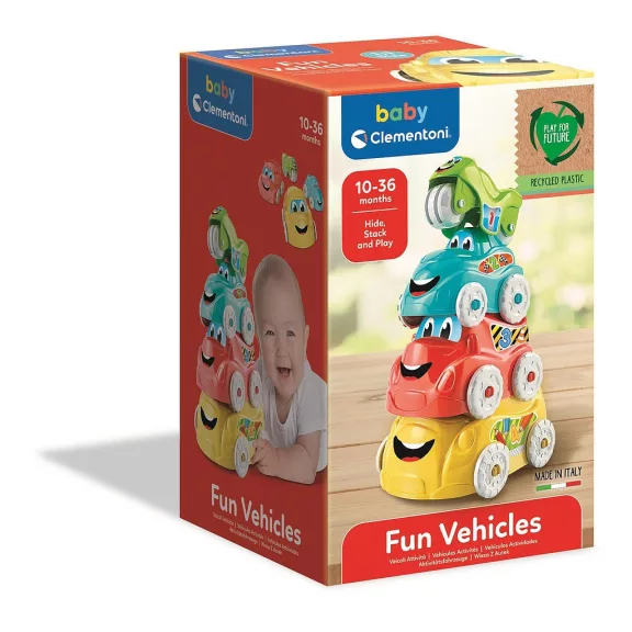 Jármű Fun baba építőjáték 4 db-os Clementoni Jármű Fun baba építőjáték 4 db-os Clementoni