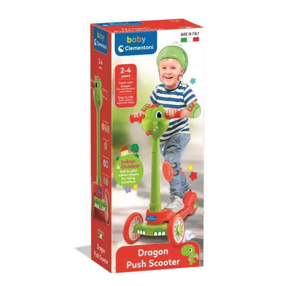 Háromkerekű Green sárkányos roller Clementoni Háromkerekű Green sárkányos roller Clementoni