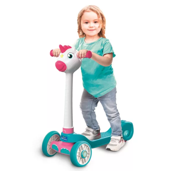 Háromkerekű Pink unikornis roller Clementoni