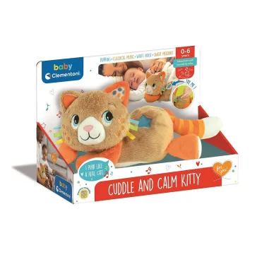   Cicás Tummy-Time elalvást segítő plüss játék Clementoni