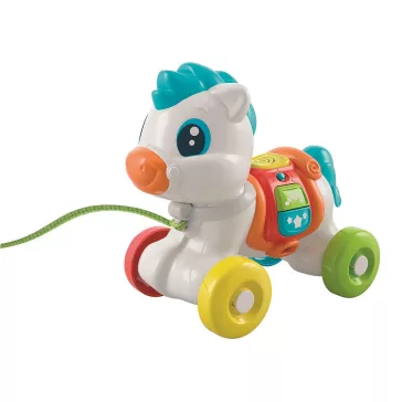   Póni Wheely zenélő, húzható készségfejlesztő játék Clementoni
