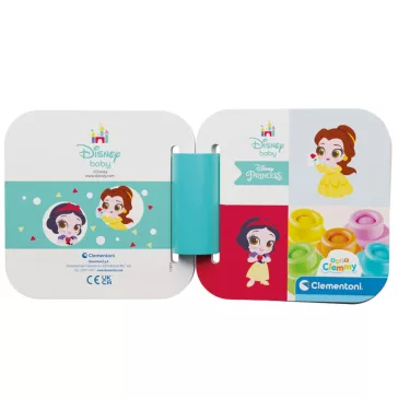   Disney Hercegnők Clemmy Snow White and Belle építőkocka szett könyvvel Clementoni