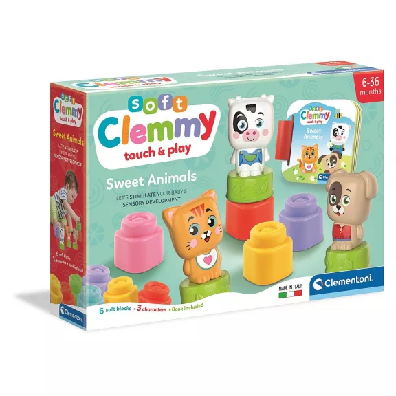 Állatos Clemmy puha játék szett Clementoni Állatos Clemmy puha játék szett Clementoni