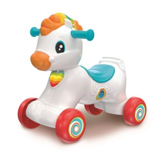 Interaktív hintaló Rainbow Rider 3 az 1-ben Clementoni