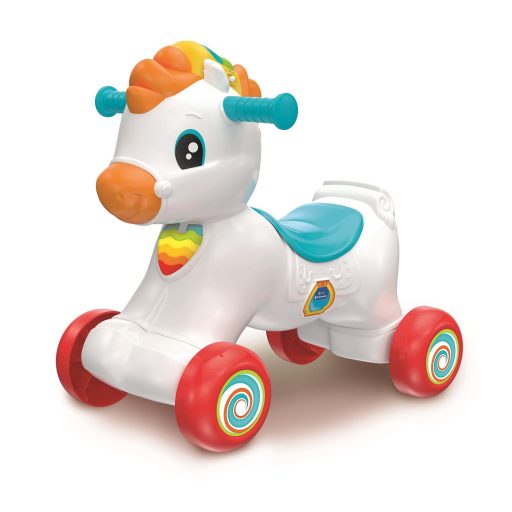 Interaktív hintaló Rainbow Rider 3 az 1-ben Clementoni