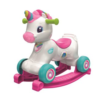 Interaktív Unikornis Rainbow Rider 3 az 1-ben Clementoni