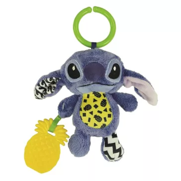   Disney Lilo és Stitch, A csillagkutya Ananas plüss figura és rágóka Clementoni