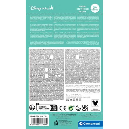 Disney Lilo és Stitch, A csillagkutya Angel plüss figura és rágóka Clementoni